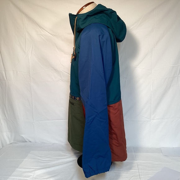 L.L. Bean Blue and Green Windbreaker Mountain Classic Jacket Men’s size Large - Picture 6 of 11